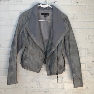 Suzy Shier Vegan Leather Jacket